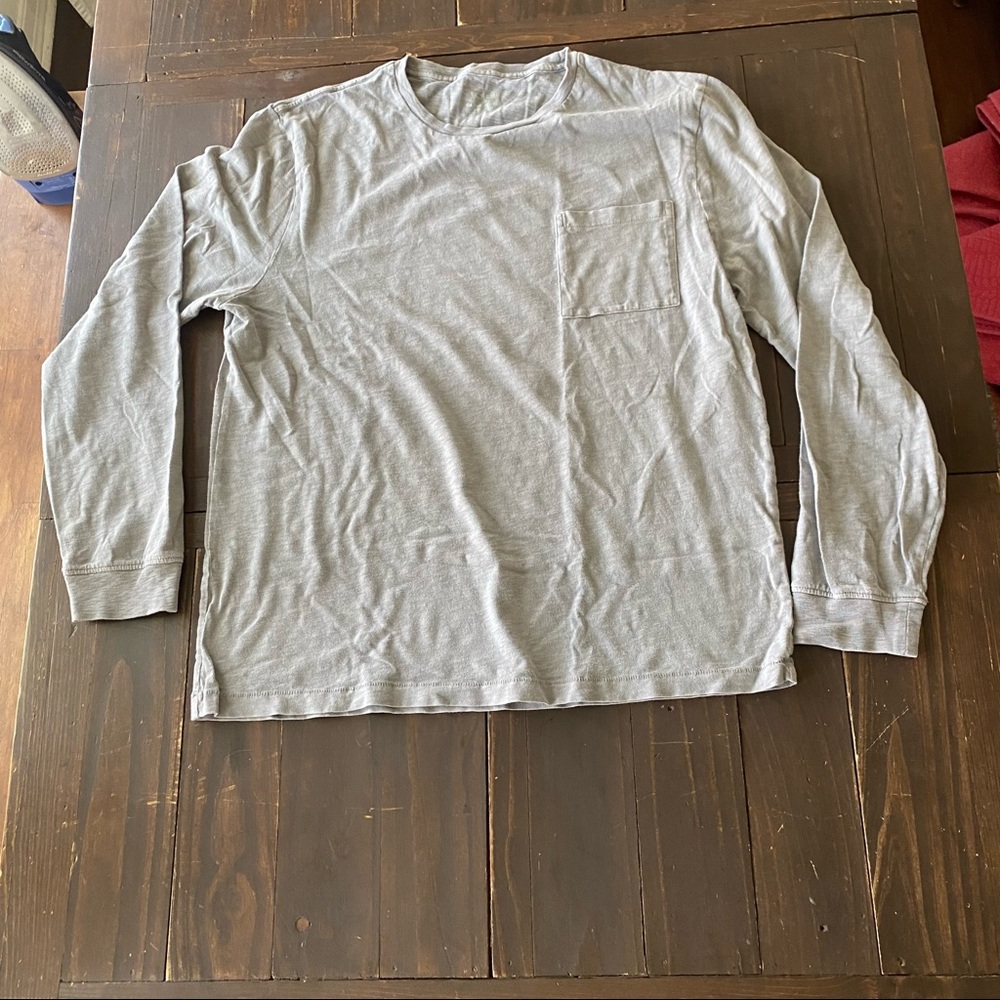 Grey/green J Crew Long sleeve Lrg